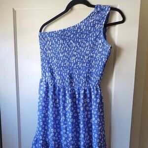 BTFBM Floral Dress Size M one shoulder